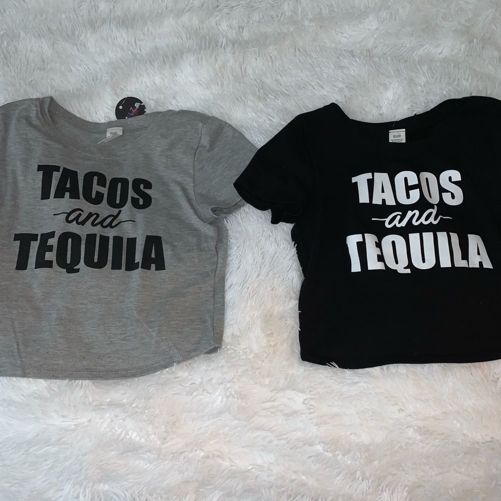 Crop tops(set of 2) as shown size Large fits like a Medium